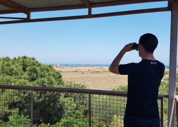 Enjoying the view of Cyprus