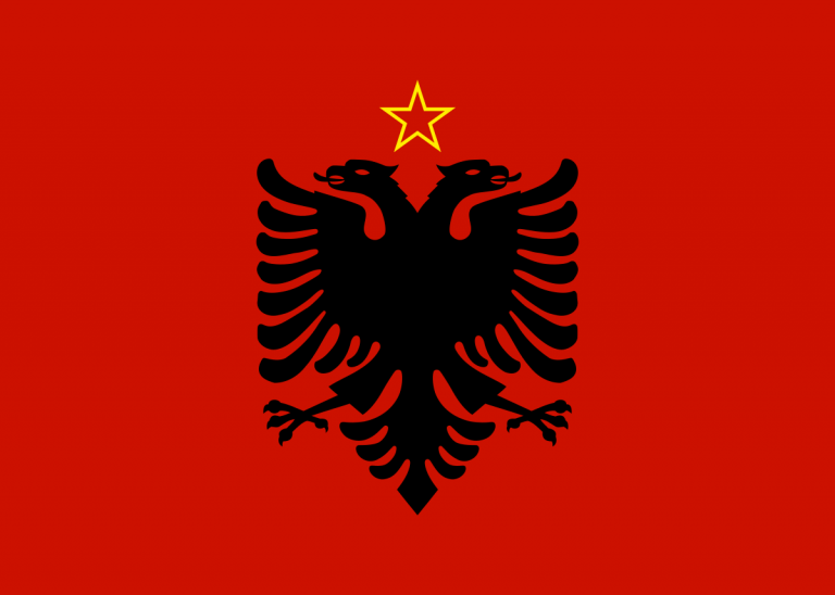 Flag of Albania — Young Pioneer Tours