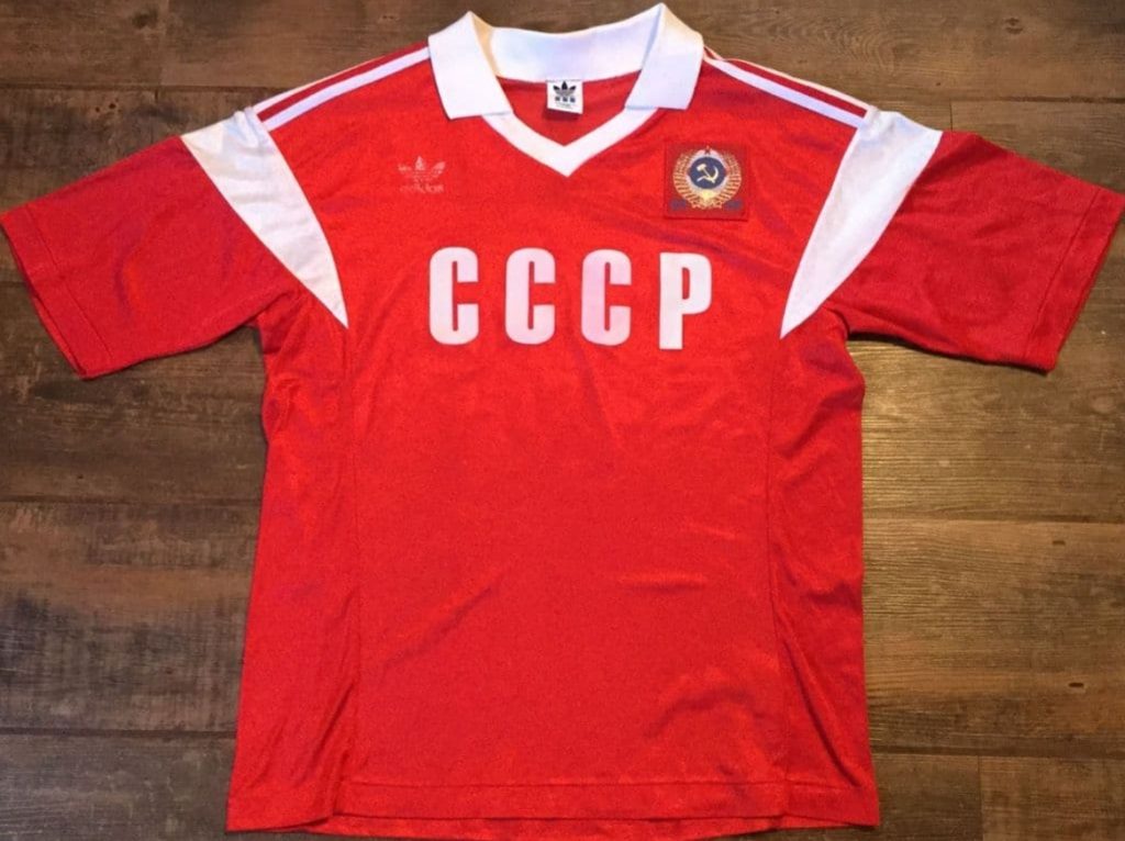 USSR SOVIET UNION 1988 EURO CUP ORIGINAL JERSEY SIZE M (VERY GOOD