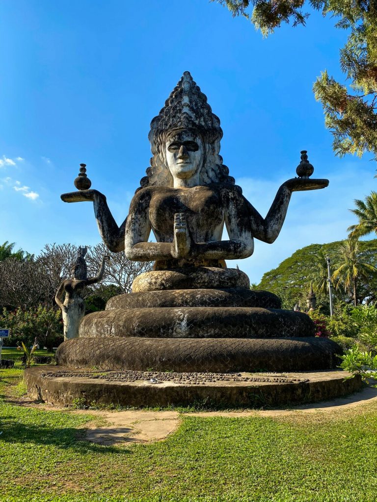Laos tours statue