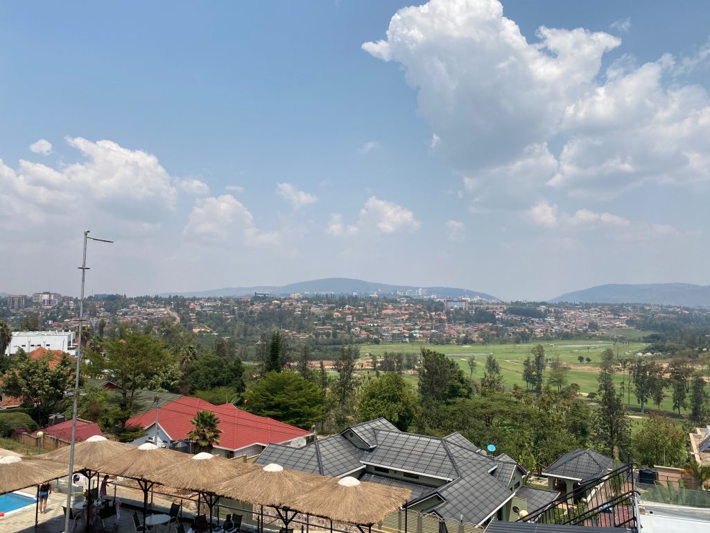 Morning view over Kigali