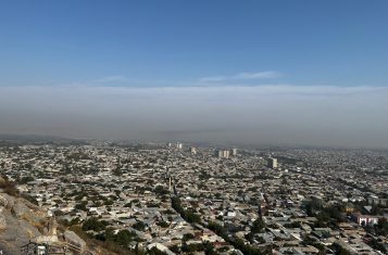 Mid-morning over Osh