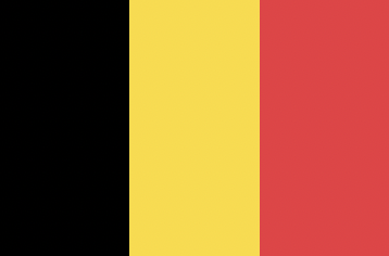 Flag of Belgium.