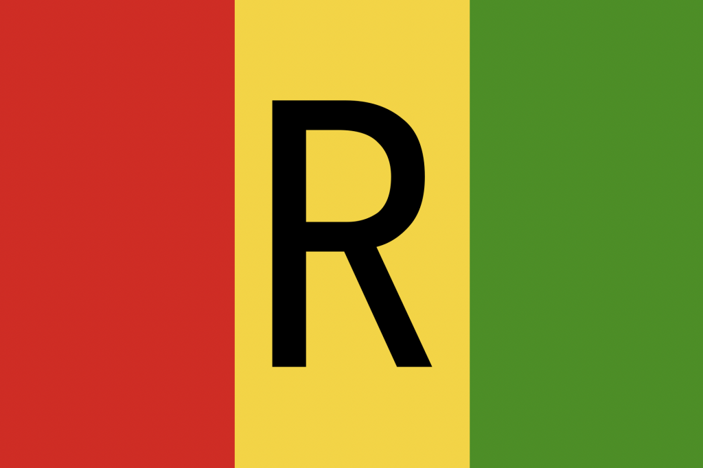 the old Flag of Rwanda.