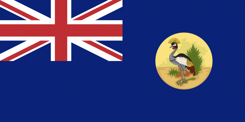 The flag of the British Protectorate.