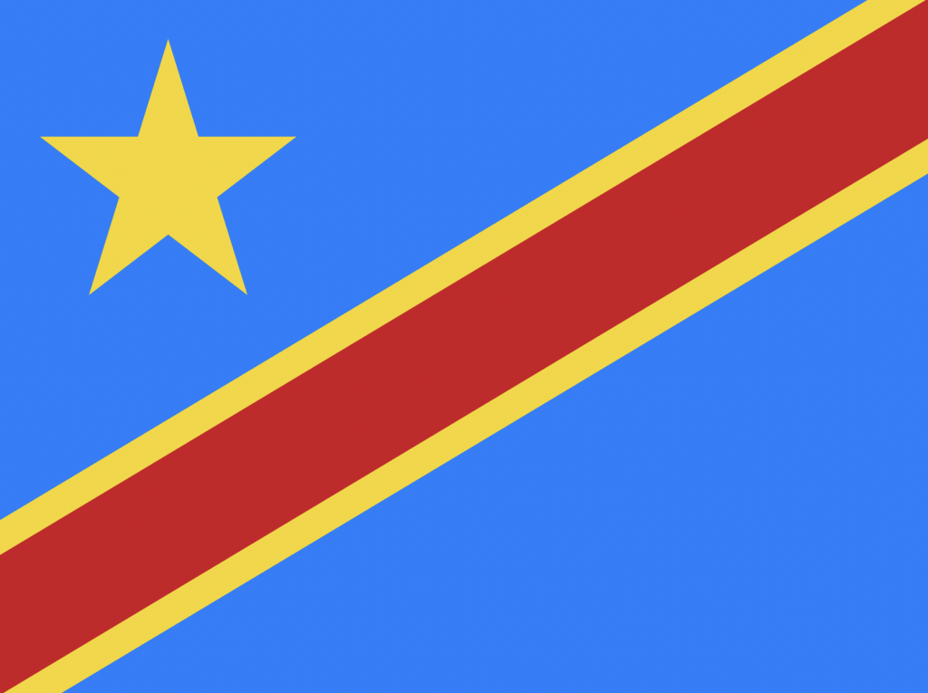 The DRC Flag, in its' current form.