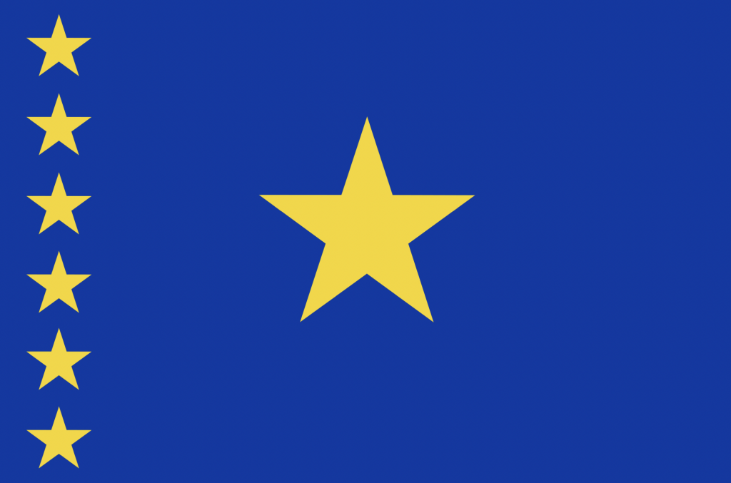 The first national DRC flag (1960-1963)