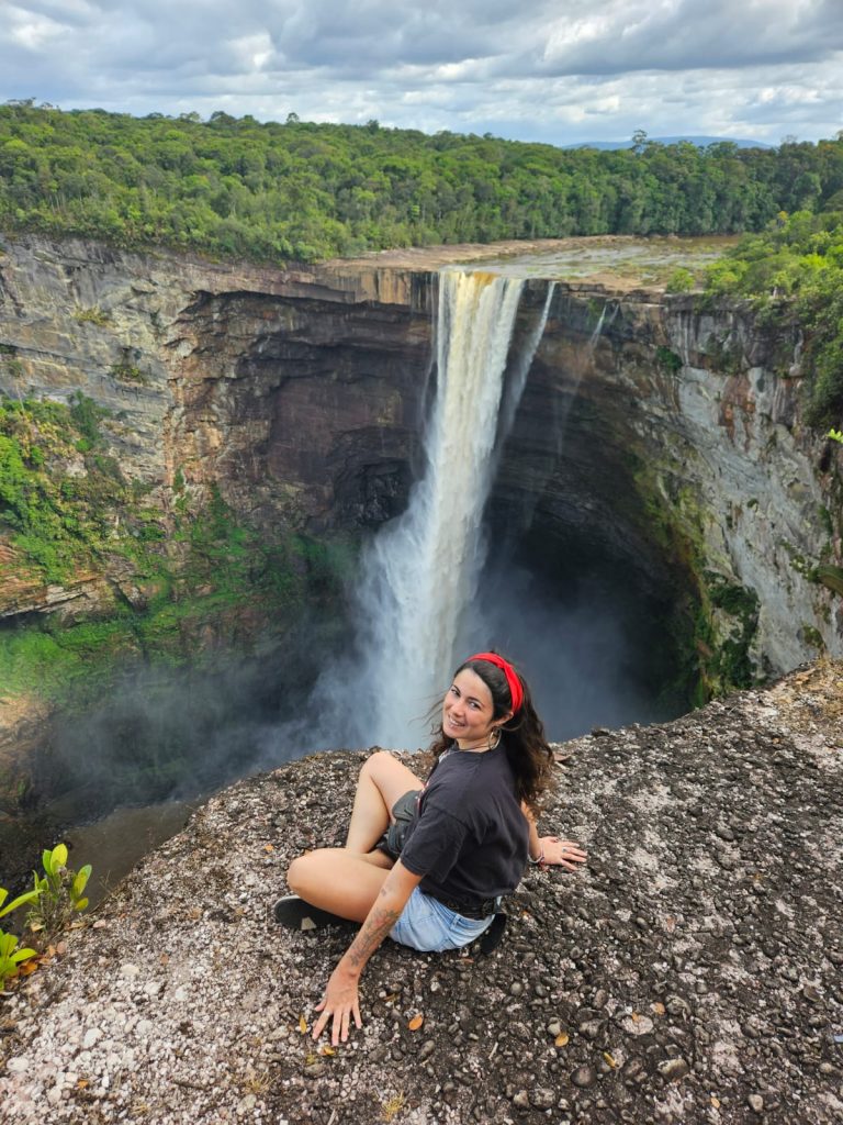 Kris at Kaieteur Falls.