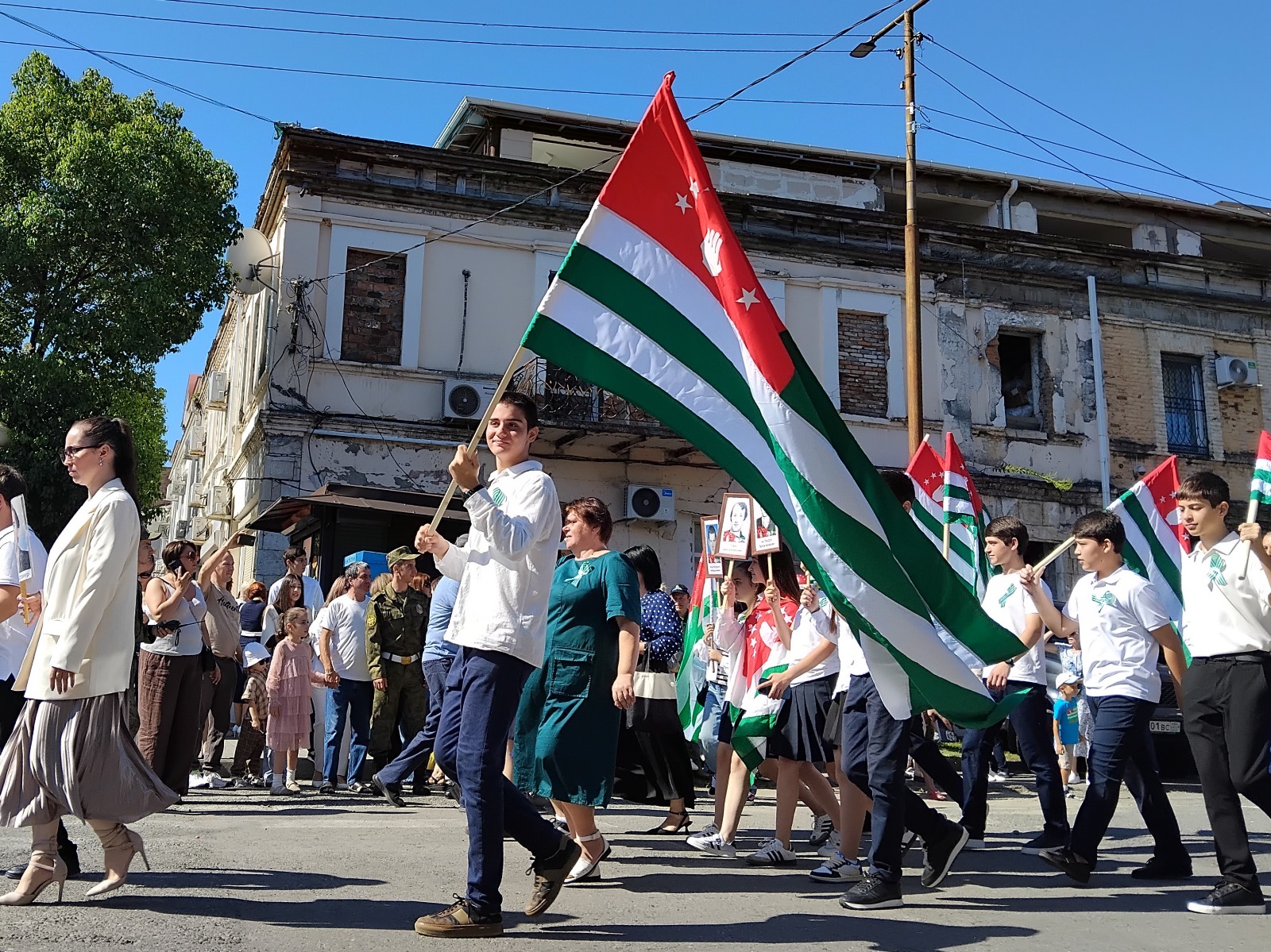 Flag of Abkhazia, Abkhazian flag 