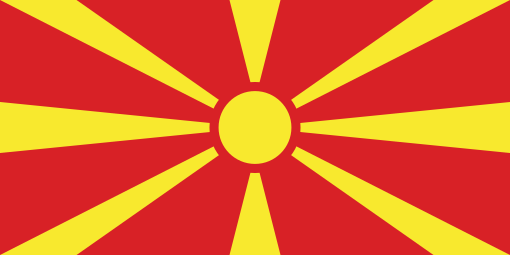 The Glorious North Macedonia Flag