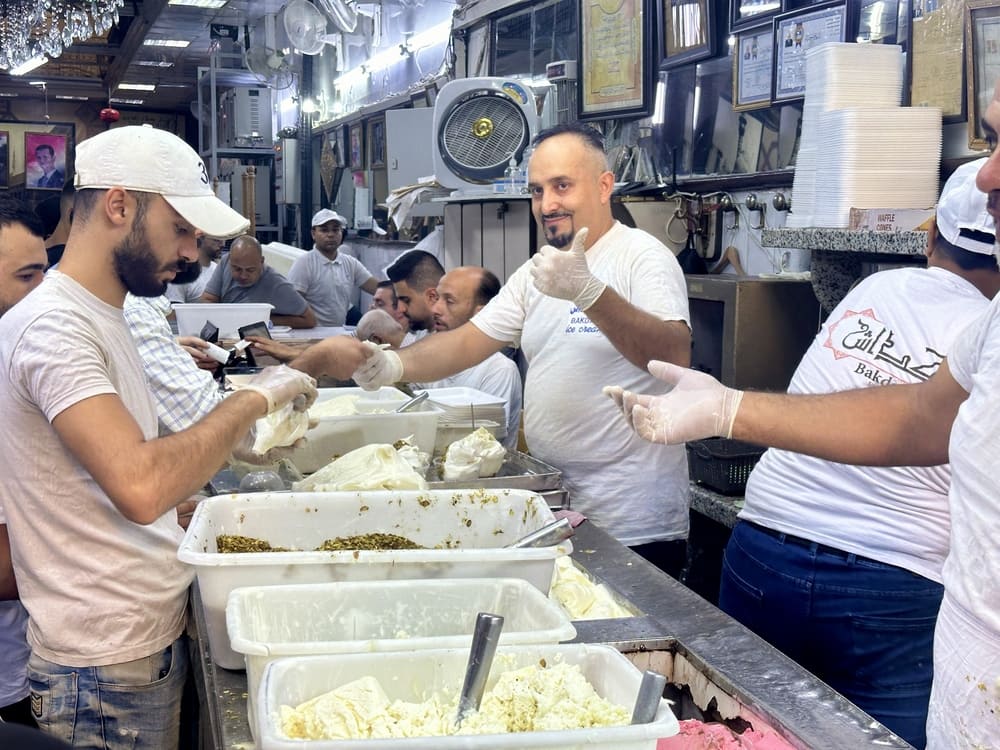 Syrian cuisine ice-cream