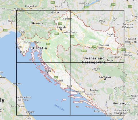 Croatia Map