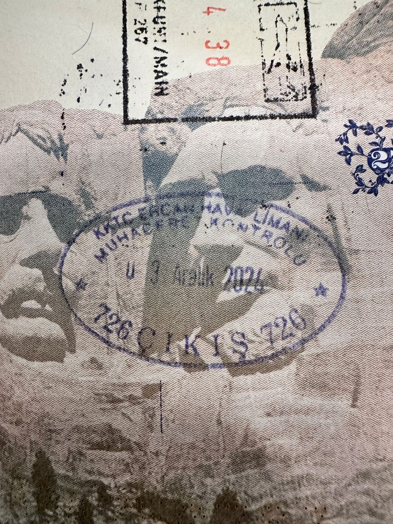 Controversial European Passport Stamps
TRNC passport stamp