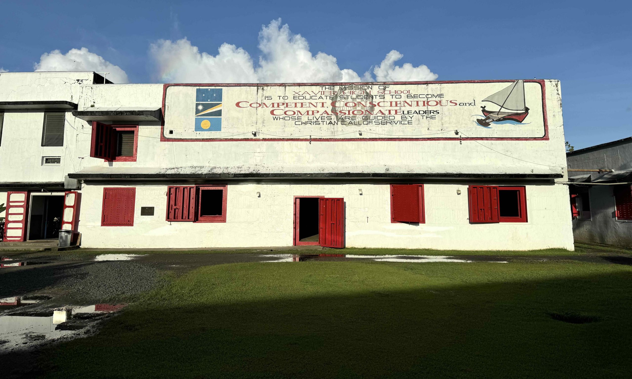 Xavier High School in Chuuk as seen on a Micronesia Tour