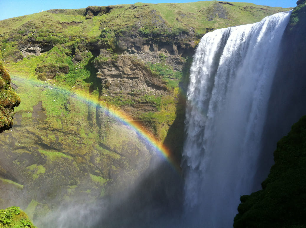 Iceland waterfalls Young Pioneer Tours